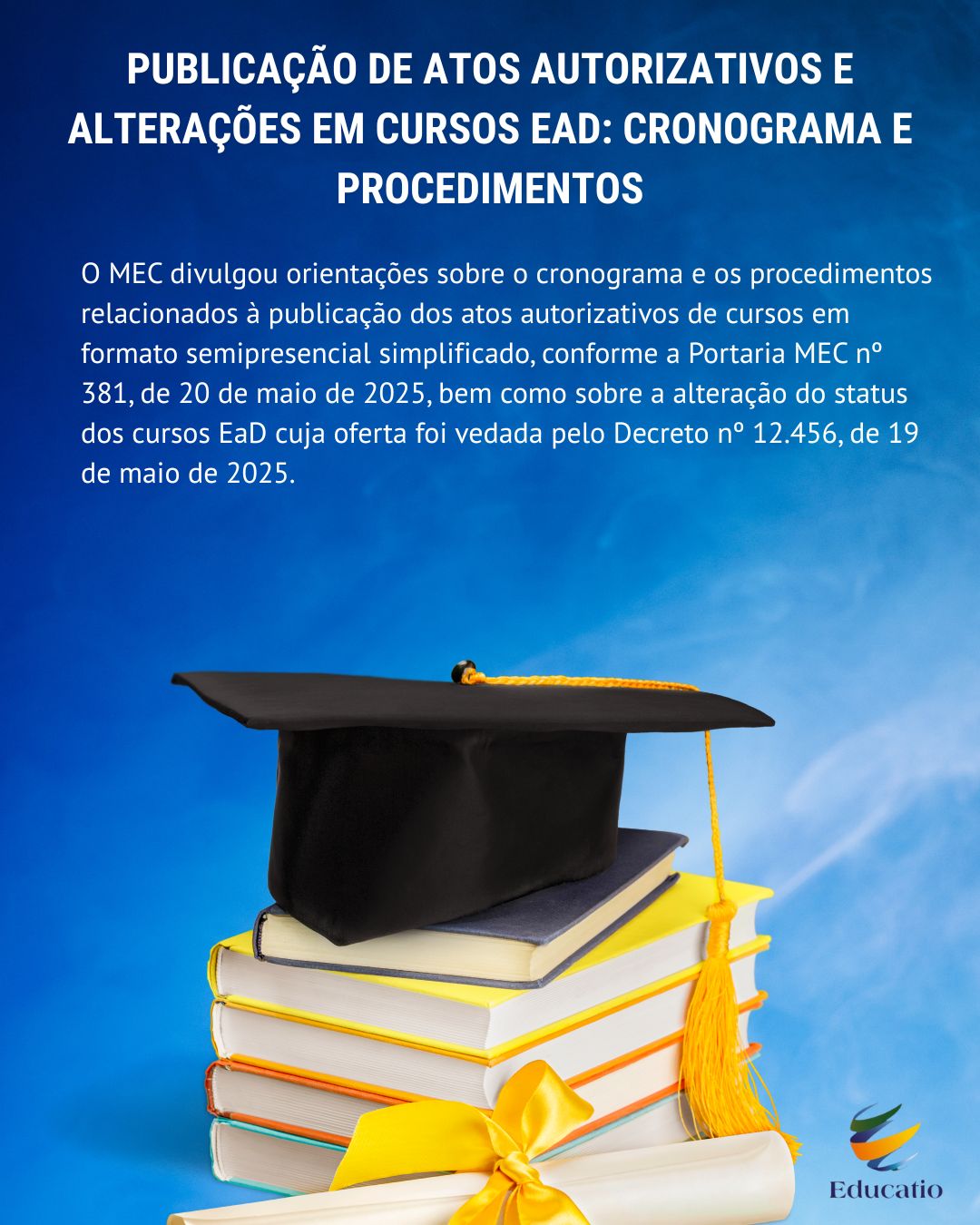 Leia mais sobre o artigo Publicação de Atos Autorizativos e Alterações em Cursos EaD: Cronograma e Procedimentos