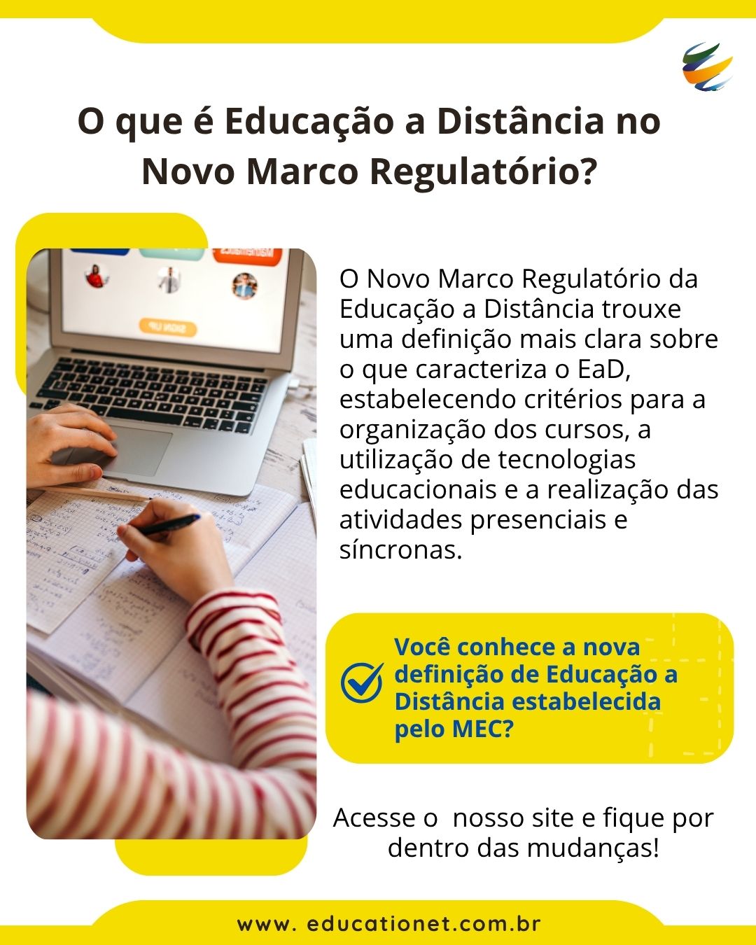 Leia mais sobre o artigo O que é Educação a Distância, de acordo com o novo Marco Regulatório?